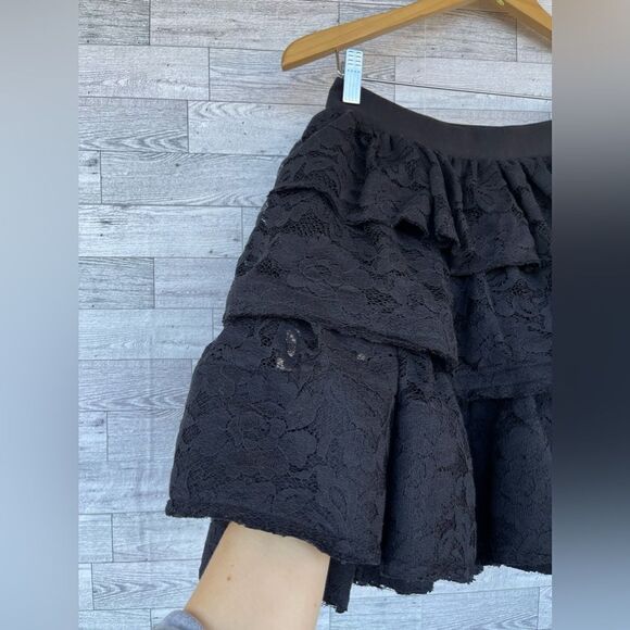 LANVIN for H&M Ruffle lace circle Skirt size 2 - Picture 6 of 13